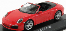 Minichamps Porsche 911 991-2 Carrera 4s Cabriolet 2017 1:43 Red