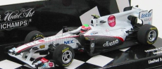 Minichamps Sauber F1 C30 N 16 Showcar 2011 K.kobayashi 1:43 Bílá Šedá Met