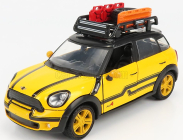 Motor-max Mini Cooper S Countryman With Roof Rack 2011 1:24 Žlutá Černá