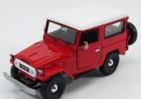 Motor-max Toyota Fj40 Land Cruiser Hard-top Closed 1980 1:24 Červená Bílá