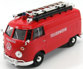 Motor-max Volkswagen T1 Type 2 Van Feuerwehr 1962 1:24 Red