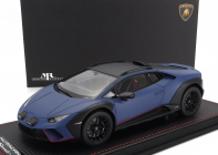 Mr-models Lamborghini Huracan Sterrato 2022 - Con Vetrina - With Showcase 1:18 Blu Grifo - Matná Modrá