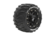 MT-CYCLONE SOFT 1/10 0 offset 12mm hex Black Bead-Lock Rims