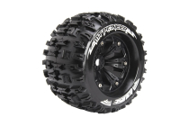 MT-PIONEER SPORT 1/8 1/2 offset 17mm hex Black Rims