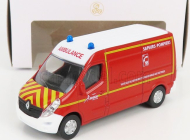 Norev Renault Master Van Ambulance Sapeurs Pompiers Secours 2014 1:64 Red