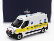 Norev Renault Master Van Samu De Lyon Ambulance 2014 1:43 Bílá Žlutá