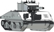 Ocelová stavebnice tank M4 Sherman