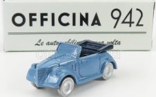 Officina-942 Fiat 500a Cabriolet Carrozzeria Montescani 1939 1:76 Světle Modrá