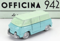 Officina-942 Fiat 600m Van Furgoncino Coriasco 1956 1:76 Světle Modrá Zelená