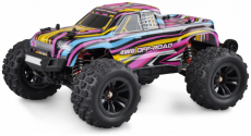 RC auto Hyper Go Monster Truck brushless, modročervená