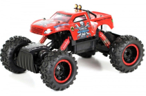 ROZBALENO - RC auto King Crawler, červená