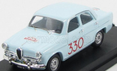 Rio-models Alfa romeo Giulietta Ti N 330 Rally Montecarlo 1964 Pinasco - Sanfilippo 1:43 Světle Modrá