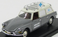 Rio-models Citroen Ds19 Break Ambulanza Municipale 1962 - Ambulance 1:43 2 Tóny Šedé