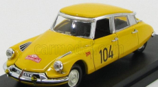 Rio-models Citroen Ds19 N 104 Rally Montecarlo 1962 Maurel - Courbe 1:43 Žlutá