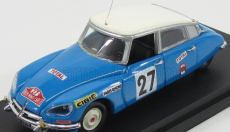 Rio-models Citroen Ds21 N 27 Rally Montecarlo 1970 Pouderoux - Vincent 1:43 Blue