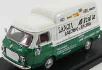 Rio-models Fiat 238 Van Tetto Alto Assistenza Lancia Corse Rally Racing 1975 1:43 Bílá Zelená