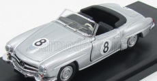 Rio-models Mercedes benz 190sl Spider N 8 Winner Macau Gp 1956 D.steane 1:43 Silver