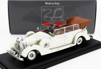 Rio-models Mercedes benz 770k Cabriolet 1938 With Eva Braun And Ss Military Guard Figures 1938 1:43 Bílá