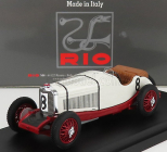 Rio-models Mercedes benz F1  Ssk 7.1l S6 Supercharged Spider N 8 Belgium Spa Gp 1931 B.ivanoski - H.stoffel 1:43 Bílá Červená