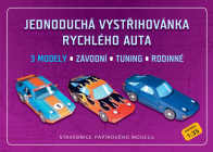 Rychlá auta 2. vydání - 3 papírové modely 1:35