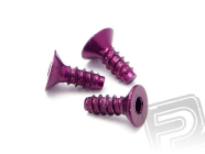 Samořezný šroub se záp. hlavou 3 X 8mm, 5ks (PURPLE)