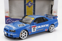 Solido Nissan Skyline Gt-r (r34) Streetfighter N 12 Calsonic Tribute 2000 1:18 Blue