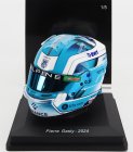 Spark-model Bell helmet Casco Helmet F1 Pierre Gasly Team Bwt Alpine N 10 Season 2024 1:5 2 Tóny Modré Bílé