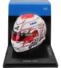 Spark-model Bell helmet F1  Casco Helmet Renault A523 Team Bwt Alpine N 31 Japan Gp 2023 Esteban Ocon 1:5 Bílá