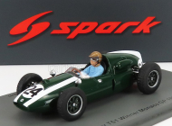 Spark-model Cooper F1  T51 Climax Team Cooper Car Company N 24 Winner Monaco Gp Jack Brabham 1959 World Champion 1:43 Zelená Bílá