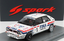 Spark-model Lancia Delta Hf Integrale 16v Fina N 1 2nd Rally Tour De Corse 1991 D.auriol - B.occelli 1:43 Bílá Červená Modrá