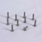 Titanový šroub inbus půlkulatá hlava M3x14mm (10)