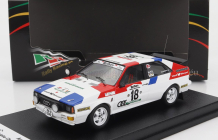 Trofeu Audi Quattro N 18 Rally Bandama 1981 A.choteau - P.y.burel 1:43 Bílá Červená Modrá