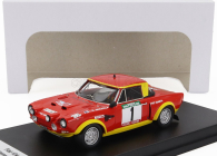 Trofeu Fiat 124 Abarth (night Version) N 1 2nd Rally Portugal 1975 Hannu Mikkola - Jean Todt 1:43 Červená Žlutá