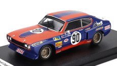 Trofeu Ford england Capri 2600 Lv 3.0l V6 N 90 24h Le Mans 1974 Jean Claude Guerie - Dominique Fornage - Serge Godard 1:43 Červená Modrá