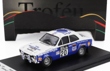 Trofeu Ford england Escort Mki Rs 1600 (night Version) N 20 Rac Rally 1973 Andrew Cowan - Johnstone Syer 1:43 Bílá Modrá