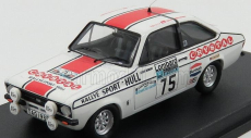 Trofeu Ford england Escort Mkii N 75 Rac Rally 1977 M.jackson - S.howard 1:43 Bílá Červená