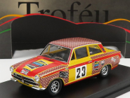 Trofeu Ford england Lotus Cortina 23 Touring Car Championship Sweden 1968 E.berger 1:43 Červená Žlutá