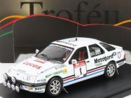 Trofeu Ford england Sierra Xr 4x4 (night Version) N 1 Rally New Zealand 1987 S.blomqvist - B.cederberg 1:43 Bílá