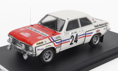 Trofeu Opel Ascona (night Version) N 24 Rally Montecarlo 1972 Henri Greder - Christian Delferier 1:43 Bílá Červená