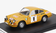 Trofeu Porsche 911s Coupe (night Version) N 8 3rd Rally Tap 1970 Bjorn Waldegaard - Hans Thorszelius 1:43 Žlutá