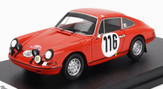 Trofeu Porsche 911t Coupe (night Version) N 116 2nd Rally Montecarlo 1968 P.toivonen - M.tiukkanen - 1:43 Orange