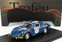 Trofeu Renault Alpine A110 N 11 3rd Rally Sweden 1973 J.l.therier - M.callewaert 1:43 Modrá Žlutá