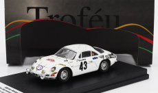 Trofeu Renault Alpine A110 (night Version) N 43 Rally Montecarlo 1973 Christine Dacremont - Marie-odile Desvognes 1:43 Bílá