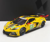 Truescale Chevrolet Corvette C8.r 5.5l V8 Team Corvette Racing N 64 24h Le Mans 2022 T.milner - N.tandy - A.sims 1:18 Žlutá