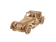 Ugears 3D dřevěné mechanické puzzle Sportovní auto Rapid Mouse