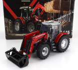 Universal hobbies Massey ferguson Mf5s.115 Tractor With Front Loader 2022 1:32 Červená Šedá