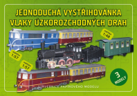 Vlaky úzkorozchodných drah - 3 papírové modely, měřítko 1:57 a 1:48