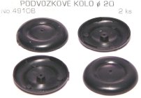 4910 Podvozkové kolo pr. 20mm, 2ks