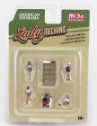 American diorama Figures Set Lady Mechanic 1:64 Různé