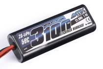 ANTIX by LRP 3100mAh - 7.4V - 50C LiPo Car Stickpack Hardcase - EC5 konektor